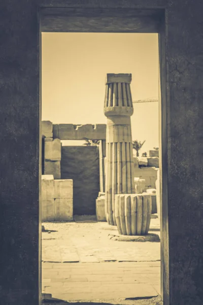 Oude Monumenten Van Egypte Karnak Tempel — Stockfoto