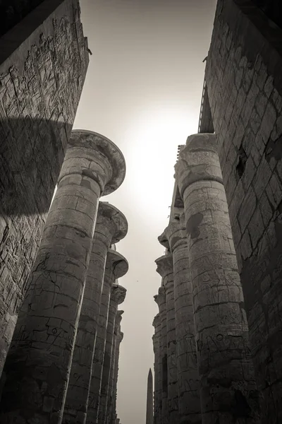 Monumenti Antichi Dell Egitto Tempio Karnak — Foto Stock