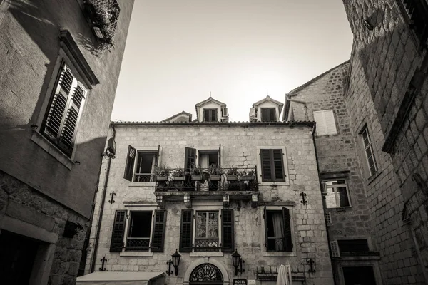 Hermosas Calles Fondo Urbano Montenegro — Foto de Stock