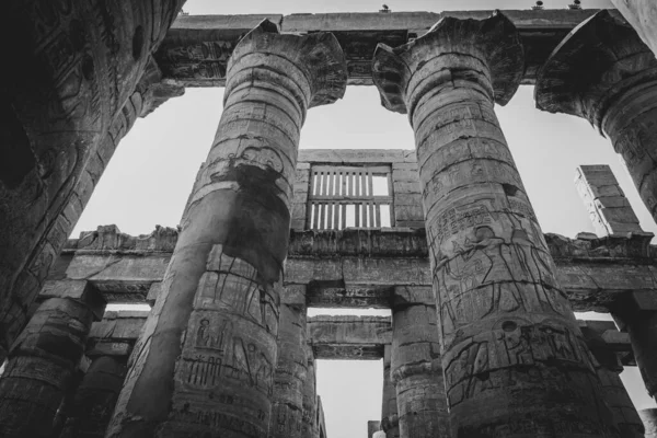 Monumentos Antigos Egito Templo Karnak — Fotografia de Stock