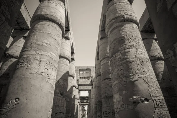 Αρχαία Μνημεία Της Αιγύπτου Ναός Karnak — Φωτογραφία Αρχείου