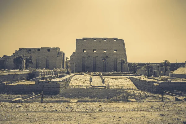 Monumentos Antiguos Egipto Templo Karnak — Foto de Stock