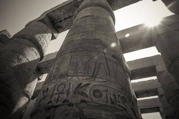 Antike Denkmäler Ägypten Karnak Tempel — Stockfoto