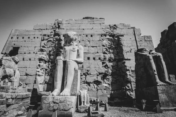 Monumentos Antigos Egito Templo Karnak — Fotografia de Stock