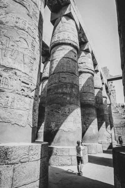 Ancient Monuments Egypt Karnak Temple — Stock Photo, Image