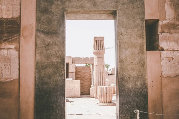 Monuments Anciens Egypte Temple Karnak — Photo