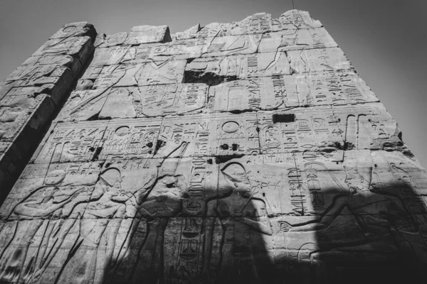 Monumentos Antigos Egito Templo Karnak — Fotografia de Stock