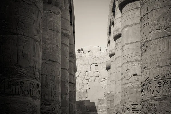 Monumentos Antigos Egito Templo Karnak — Fotografia de Stock