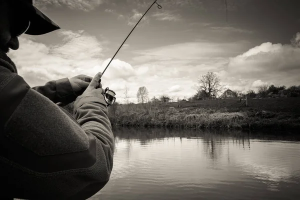 Forel Vissen Het Meer Recreatie — Stockfoto