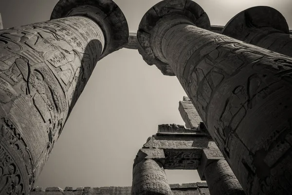 Monumentos Antigos Egito Templo Karnak — Fotografia de Stock