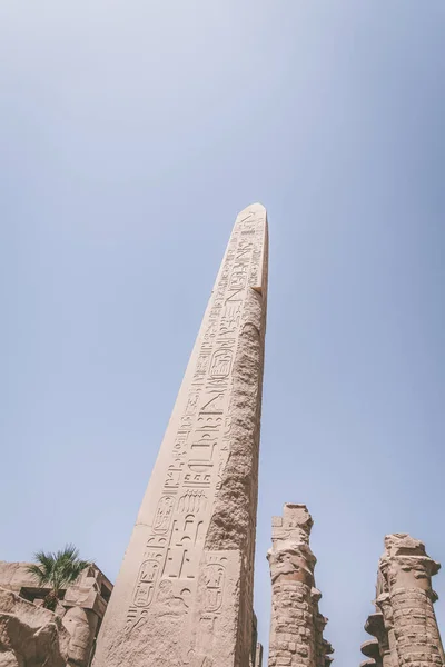 Antike Denkmäler Ägypten Karnak Tempel — Stockfoto