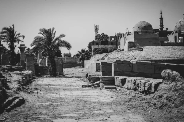 Mısır Antik Anıtları Karnak Tapınağı — Stok fotoğraf