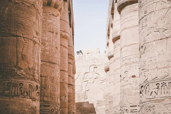 Mısır Antik Anıtları Karnak Tapınağı — Stok fotoğraf
