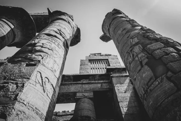 Monumentos Antigos Egito Templo Karnak — Fotografia de Stock