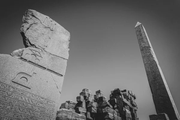 Monumenti Antichi Dell Egitto Tempio Karnak — Foto Stock