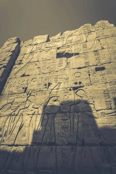 Antike Denkmäler Ägypten Karnak Tempel — Stockfoto