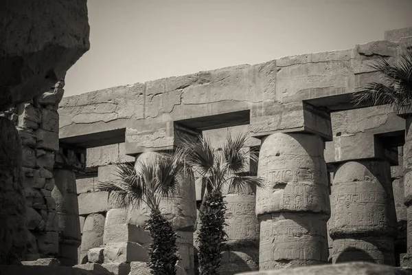 Fornlämningar Egypten Karnak Tempel — Stockfoto