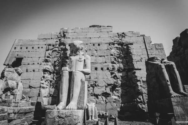 Monumentos Antigos Egito Templo Karnak — Fotografia de Stock