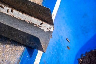 Pelet üretim süreci arkaplan dokusu