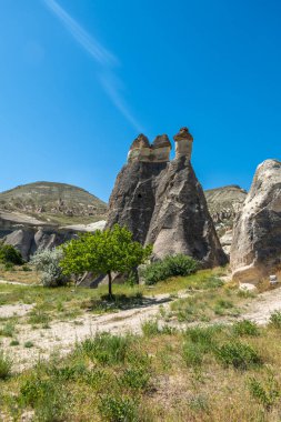 Kapadokya 'nın Kashin kasabası yakınlarında olağanüstü bir doğa.