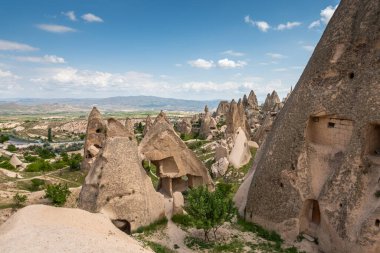 Kapadokya 'nın Kashin kasabası yakınlarında olağanüstü bir doğa.