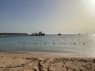 Güzel deniz pantonu ve kumsal