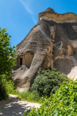 Kapadokya 'nın Kashin kasabası yakınlarında olağanüstü bir doğa.
