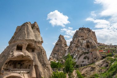 Kapadokya 'nın Kashin kasabası yakınlarında olağanüstü bir doğa.
