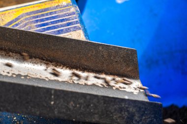 Pelet üretim süreci arkaplan dokusu