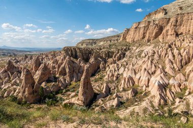 Kapadokya 'nın Kashin kasabası yakınlarında olağanüstü bir doğa.