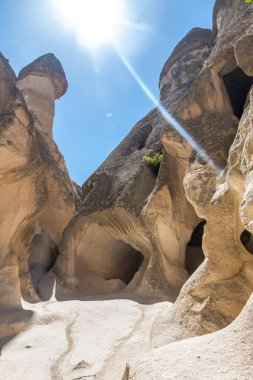 Kapadokya 'nın Kashin kasabası yakınlarında olağanüstü bir doğa.