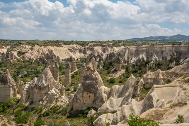 Kapadokya 'nın Kashin kasabası yakınlarında olağanüstü bir doğa.