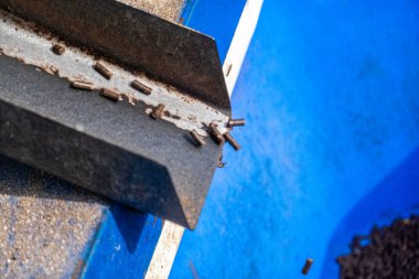 Pelet üretim süreci arkaplan dokusu