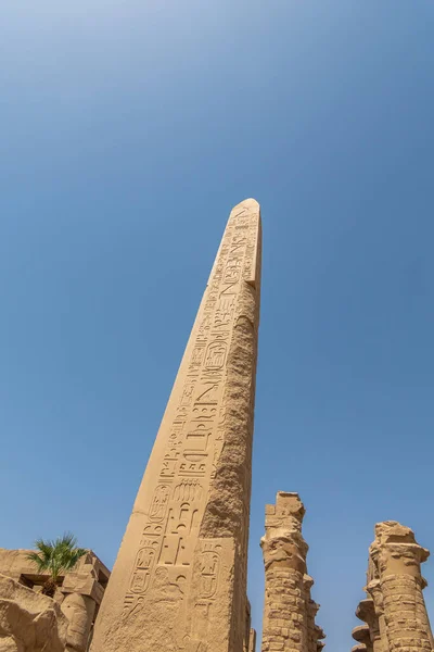 Oude Monumenten Van Egypte Karnak Tempel — Stockfoto