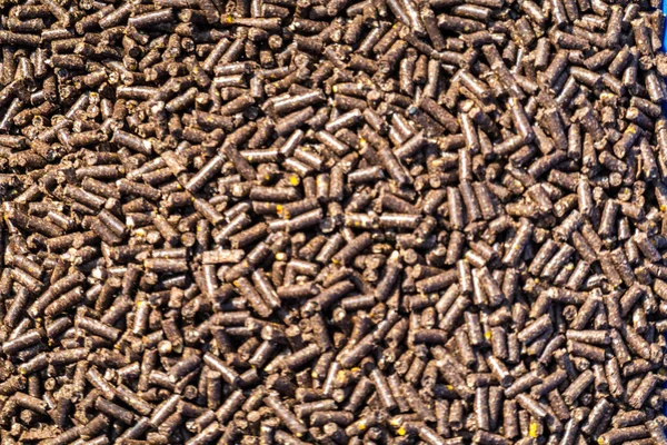 Pellet Processo Produzione Sfondo Texture — Foto Stock