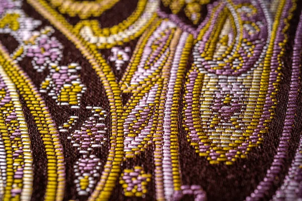 Fabric Texture Closeup Photo Background — Stock Photo, Image