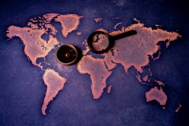 Dünyanın şematik haritası