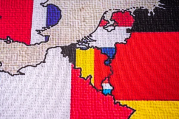 Belgie Pozadí Mapy Evropy — Stock fotografie