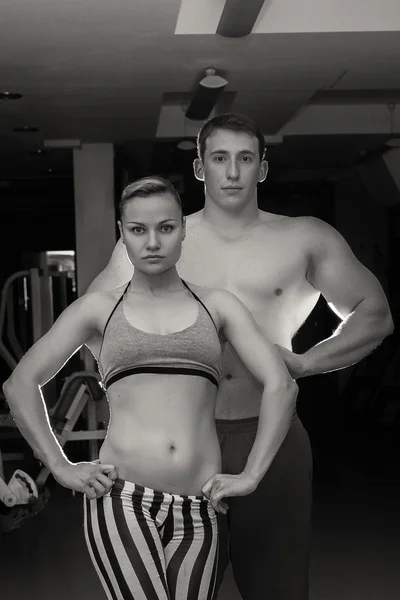 运动型的男人和女人 — 图库照片