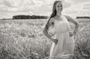 doğa arka planda kadın