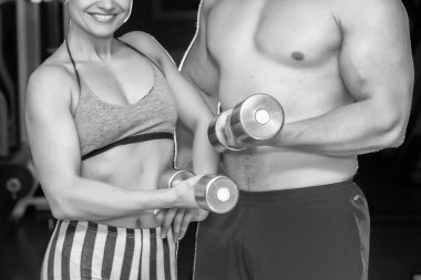 Sportif erkek ve kadın