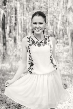 Vintage vearing güzel esmer