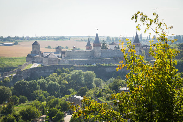 View to Kamieniec Podolski castle