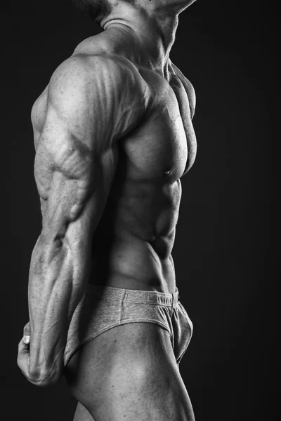 Muskulös man bodybuilder — Stockfoto