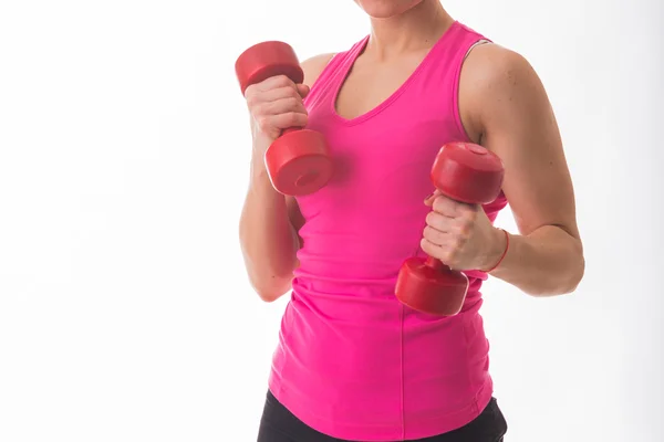 Beautiful athletic blonde in a sportswear — Stock Photo, Image