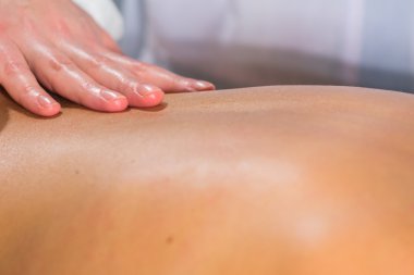 genç kadın ile el masaj rahatlatıcı