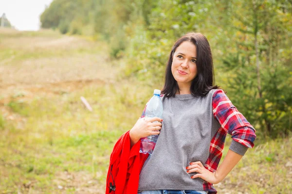 Menina em roupas casuais — Fotografia de Stock