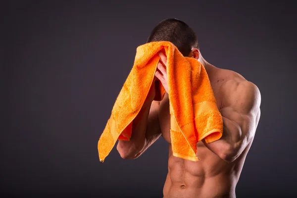 Young man after a workout — Stock Photo, Image