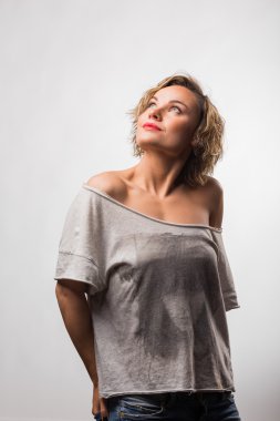 çok güzel sarışın kadın