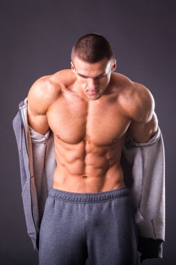 Bir spor ceketli adamı